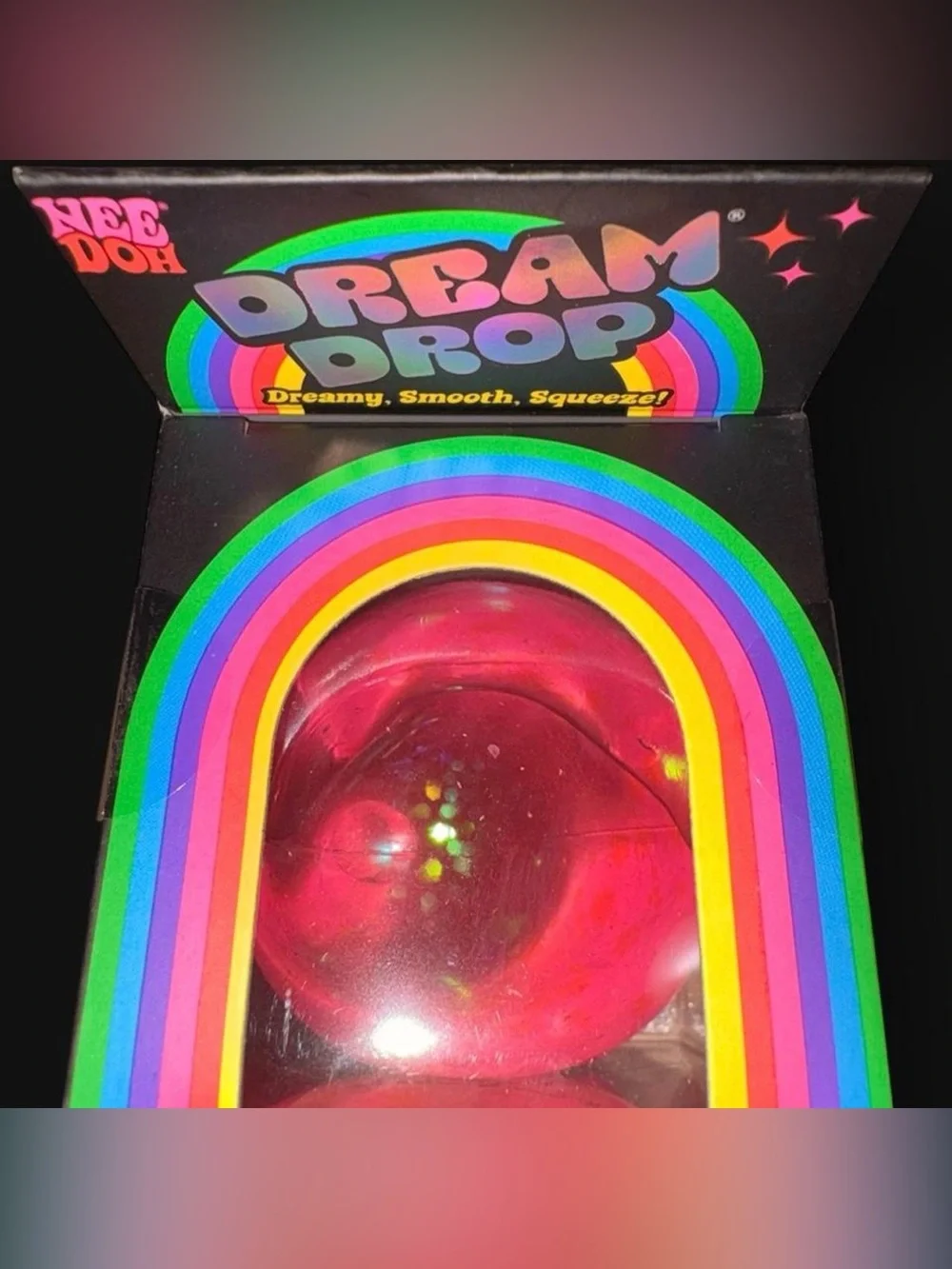 NeeDoh Dream Drop Pink Stress Toy